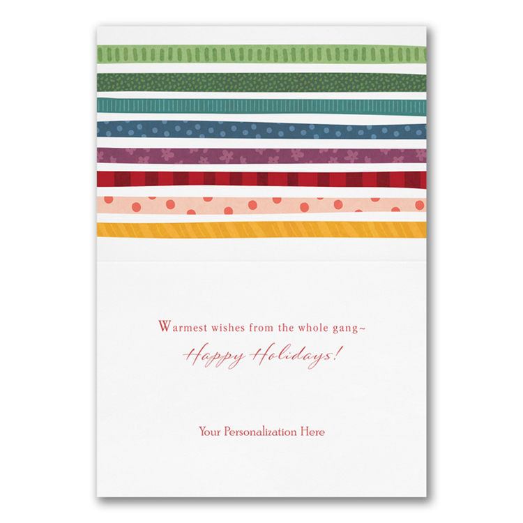 Snowman Festivities Holiday Card 2