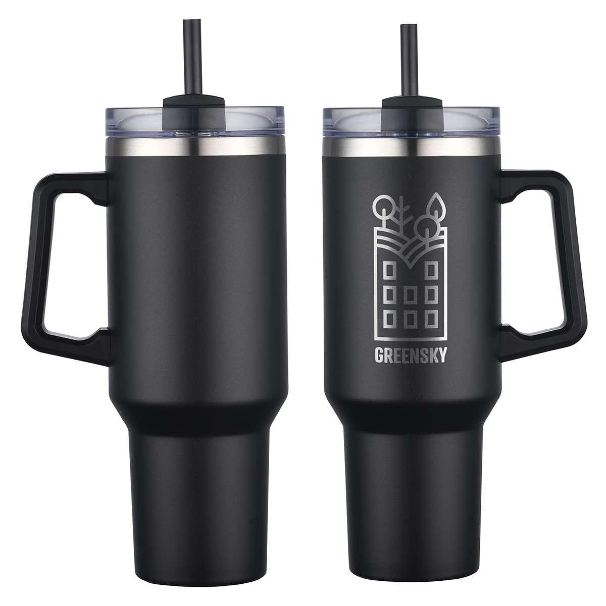 Genoa 40 oz Vacuum Insulated Travel Mug with Straw 30