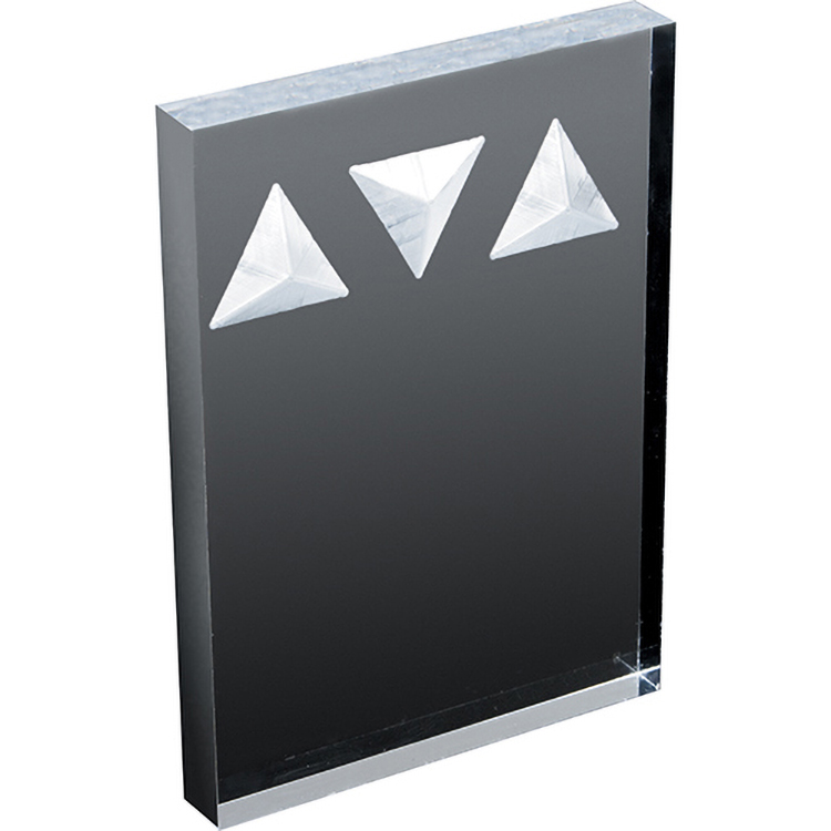Rectangle Deep Etch Award (5"x 7"x 3/4") Screen-Printed 1