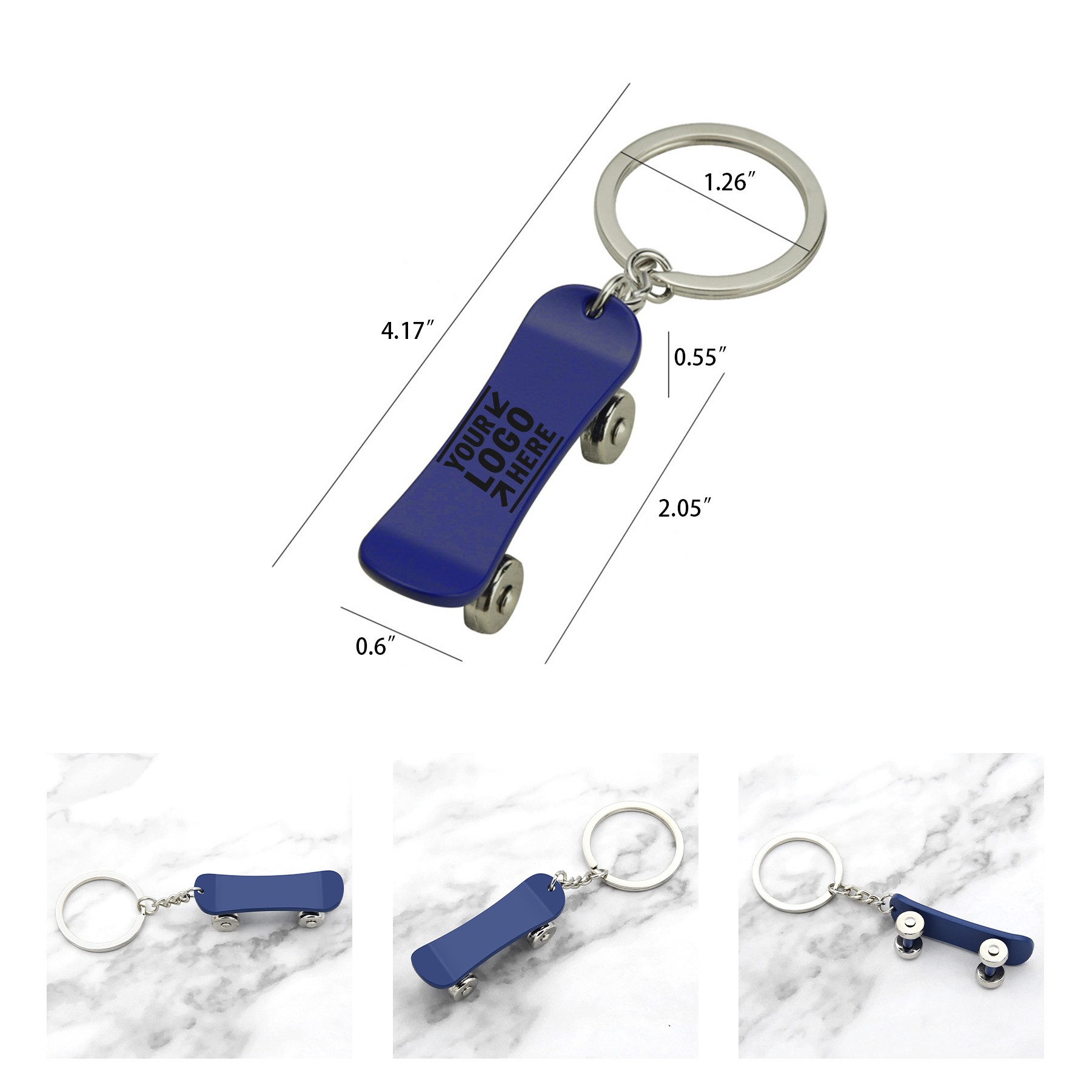 Mini-SkateBoard Key Chain 1