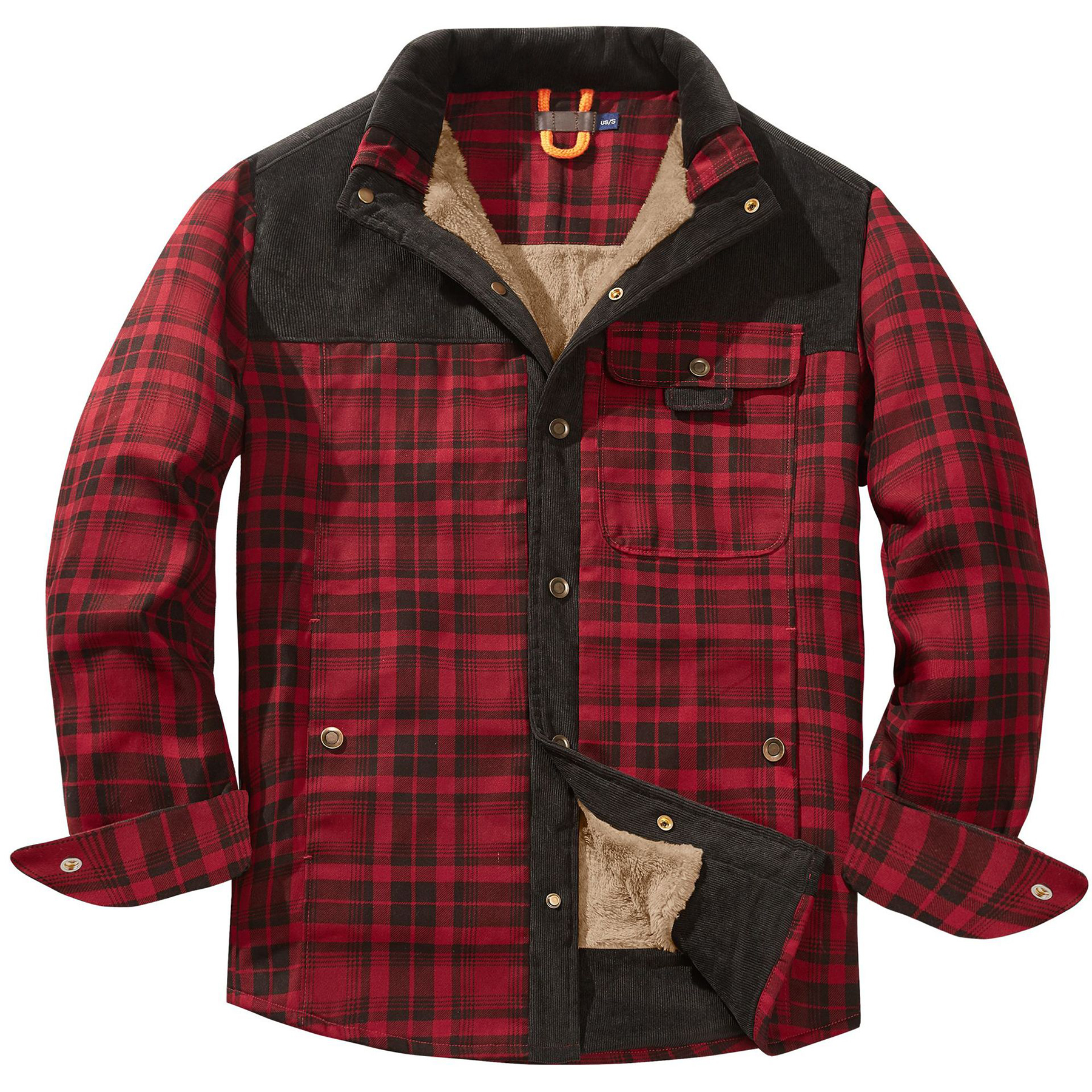 Men's Casual Plaid Shirt 4