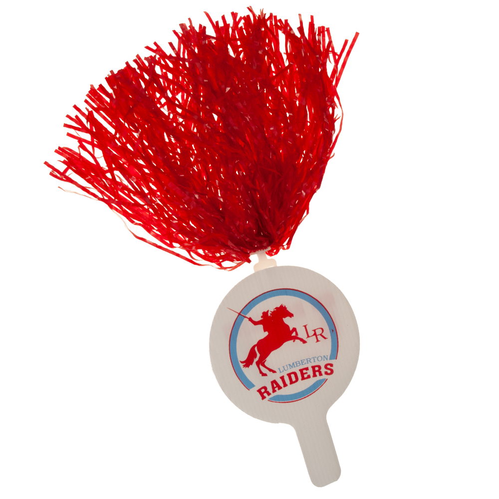 Round Shape Hand Fan, Screen Printed 28
