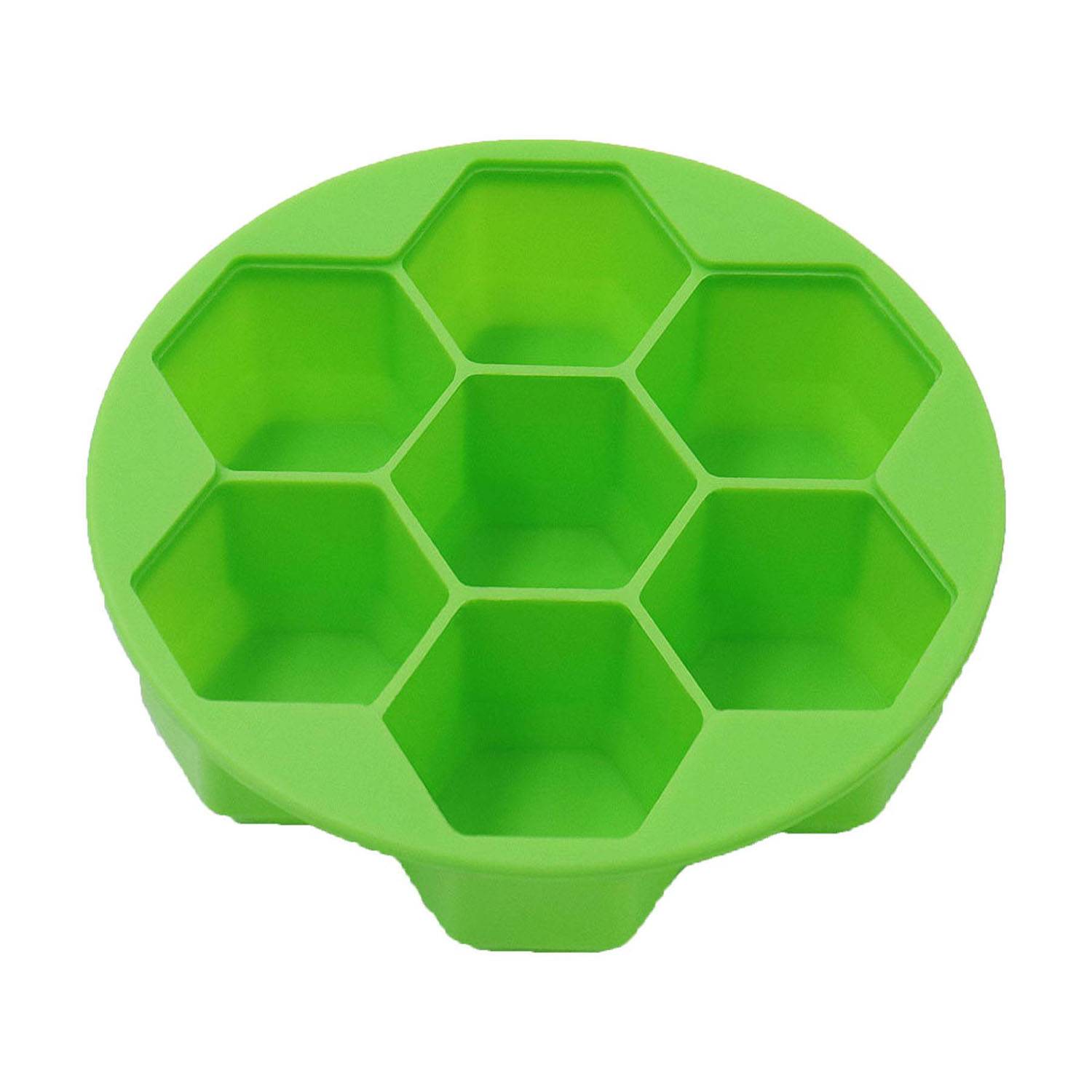 Silicone Honeycomb Ice Cube Tray Mold w/ Lid 3