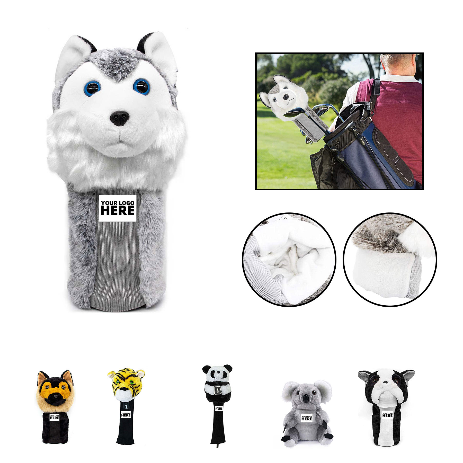 Golf Headcover Husky 2