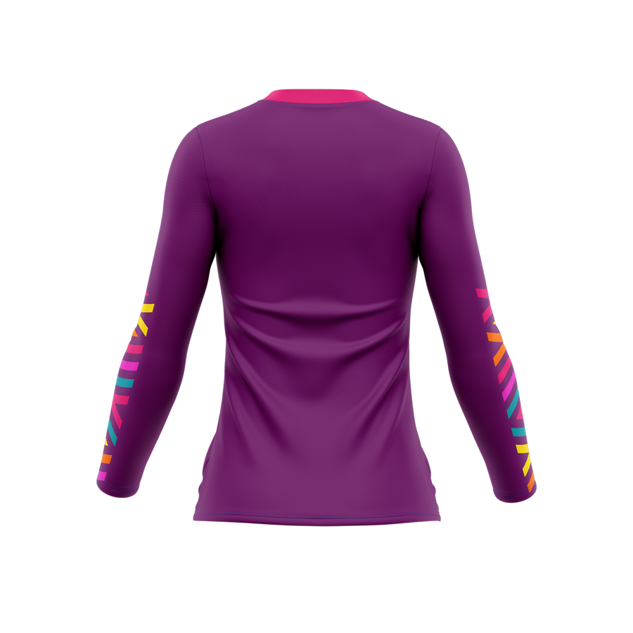 Women's Sublimation 160G Brushed Milk Silk Long Sleeve 7
