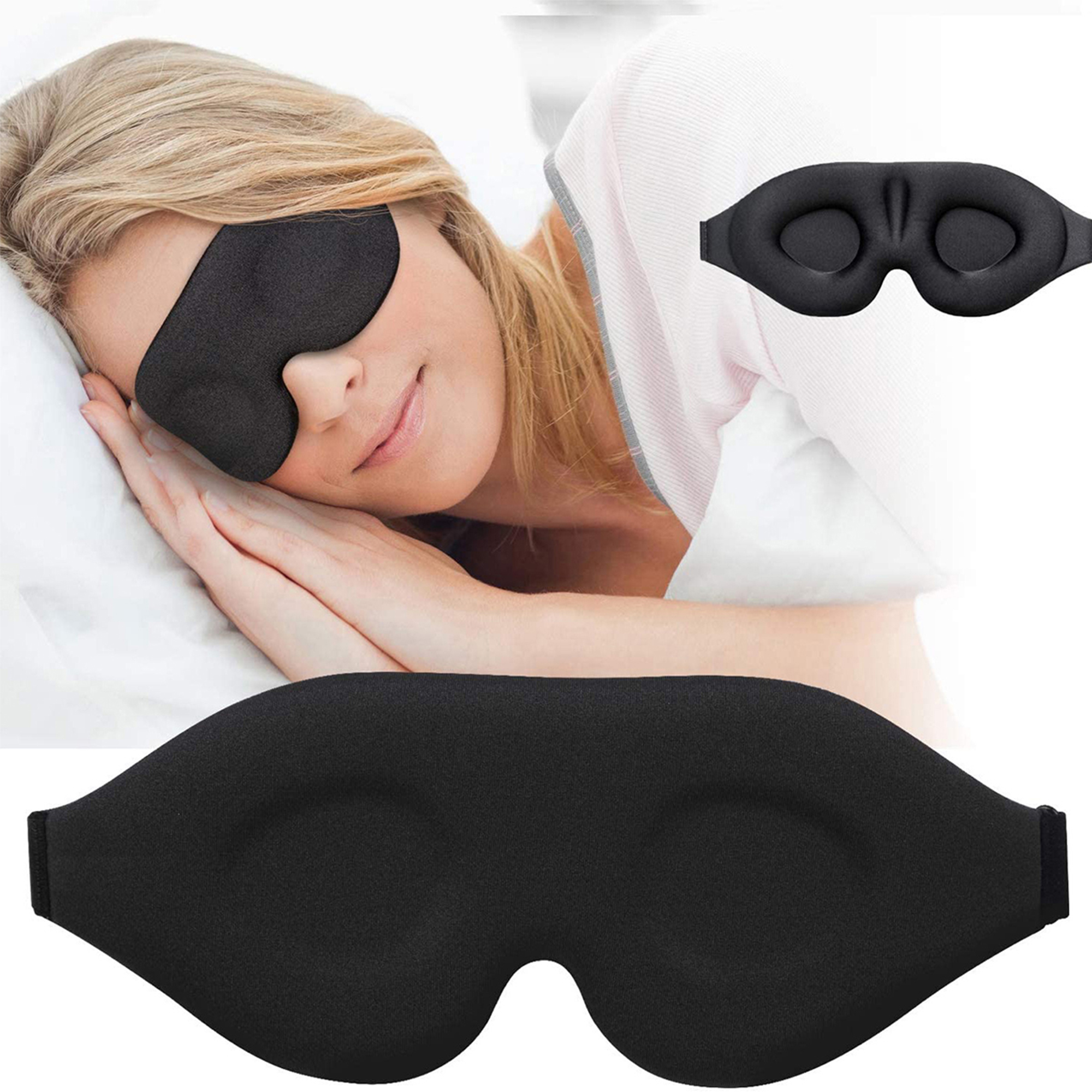 3D Contoured Sleep Mask - Memory Foam 5