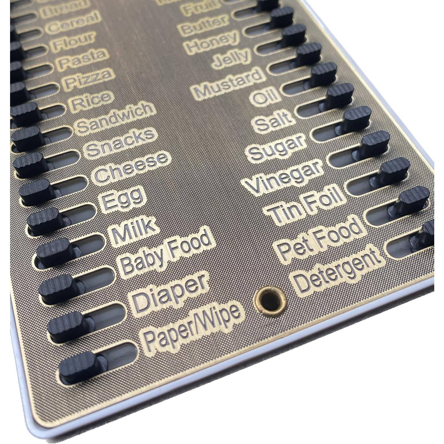 Magnetic Reusable Metal Grocery List Reminder Board 7