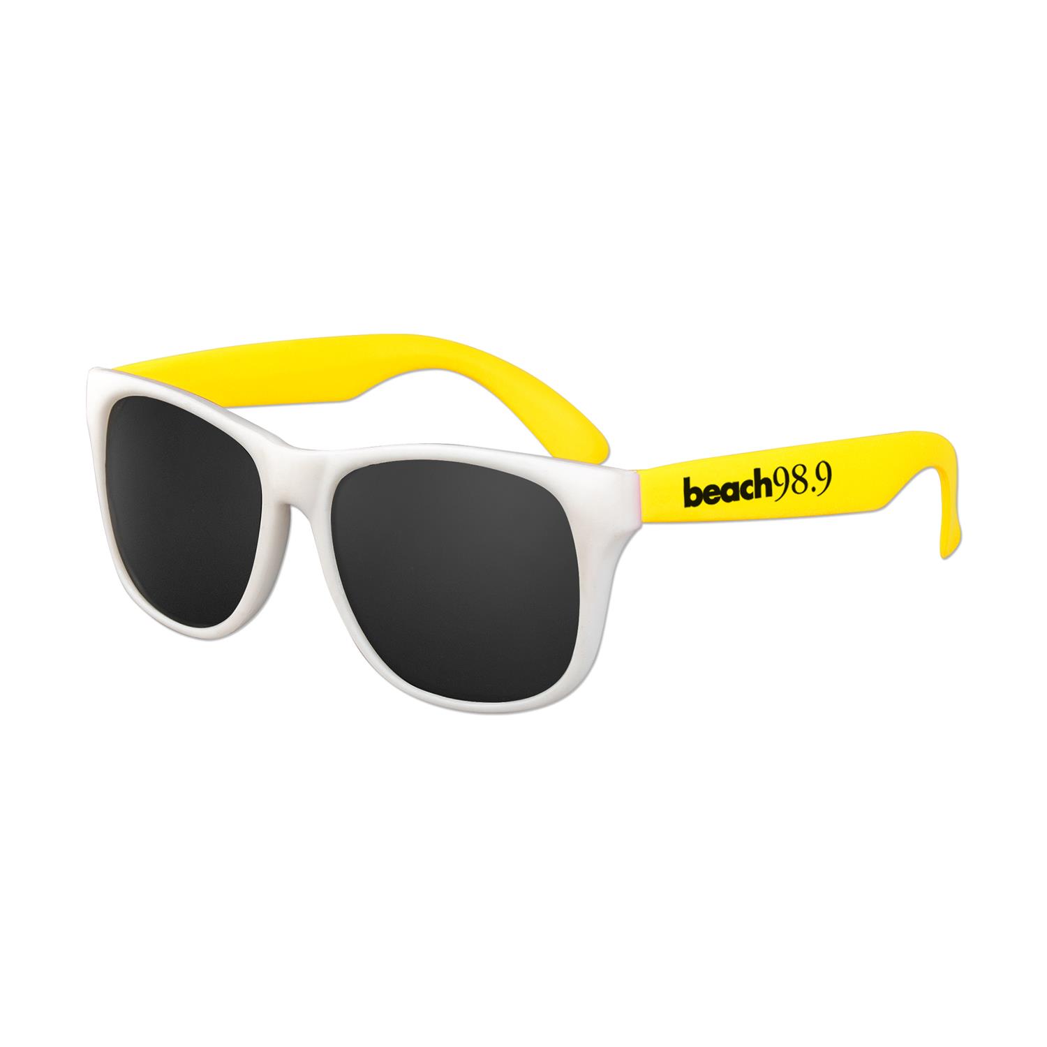 White Frame Classic Sunglasses 9
