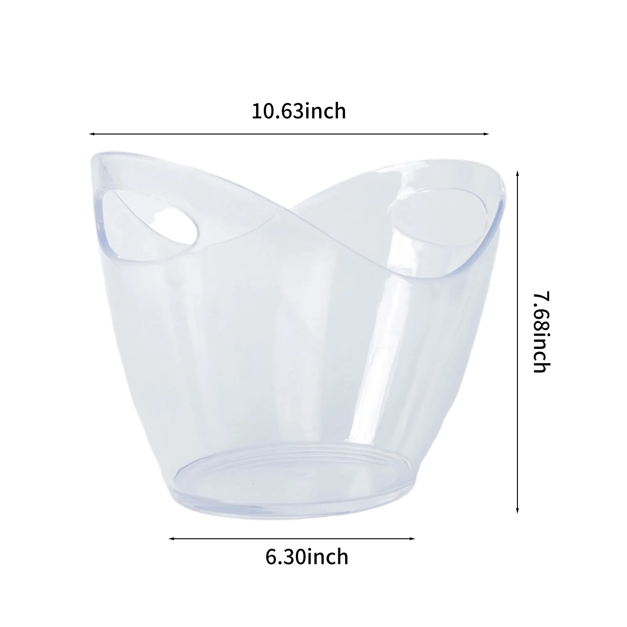 Plastic Ice Bucket for Wine and Beer Storage 4