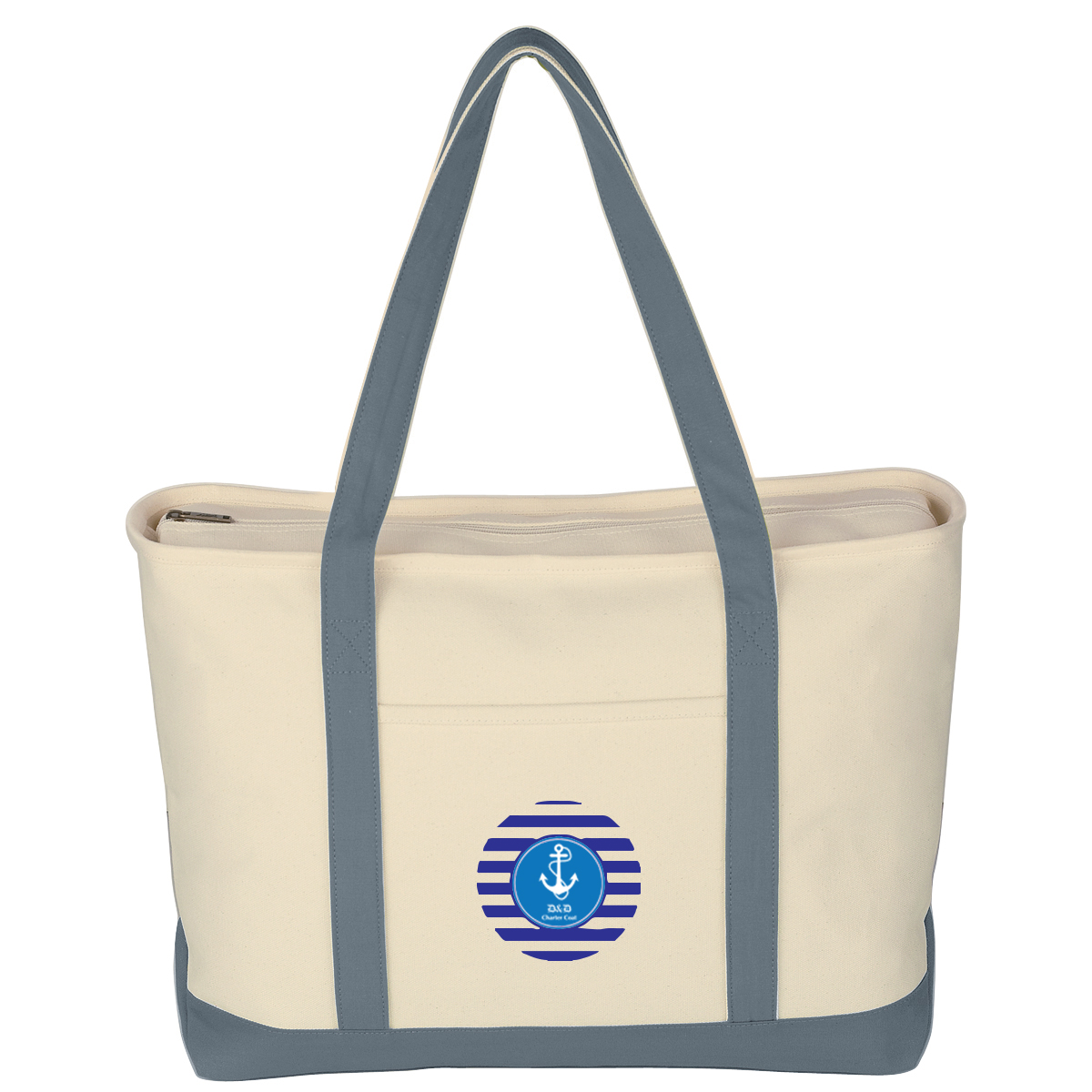 Large Starboard Cotton Canvas Tote Bag, custom tote bag with logo imprint 46