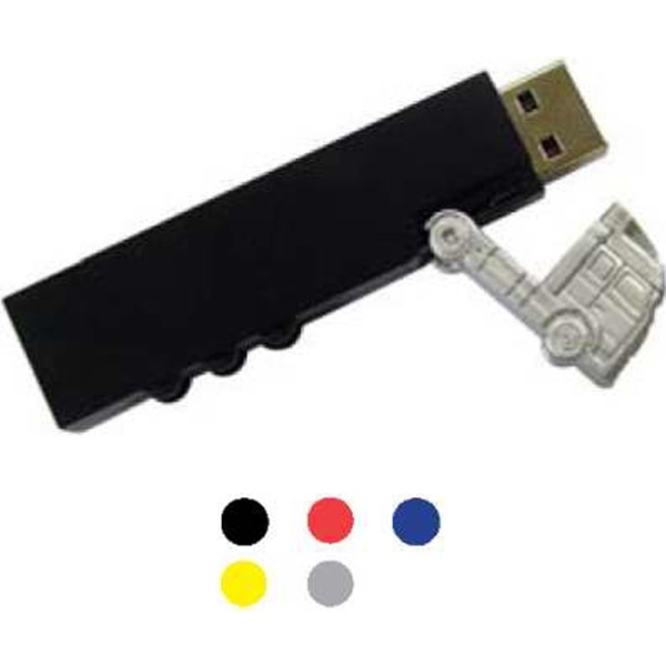 Plastic Truck USB Flash Drive w/ Cab Cap 1