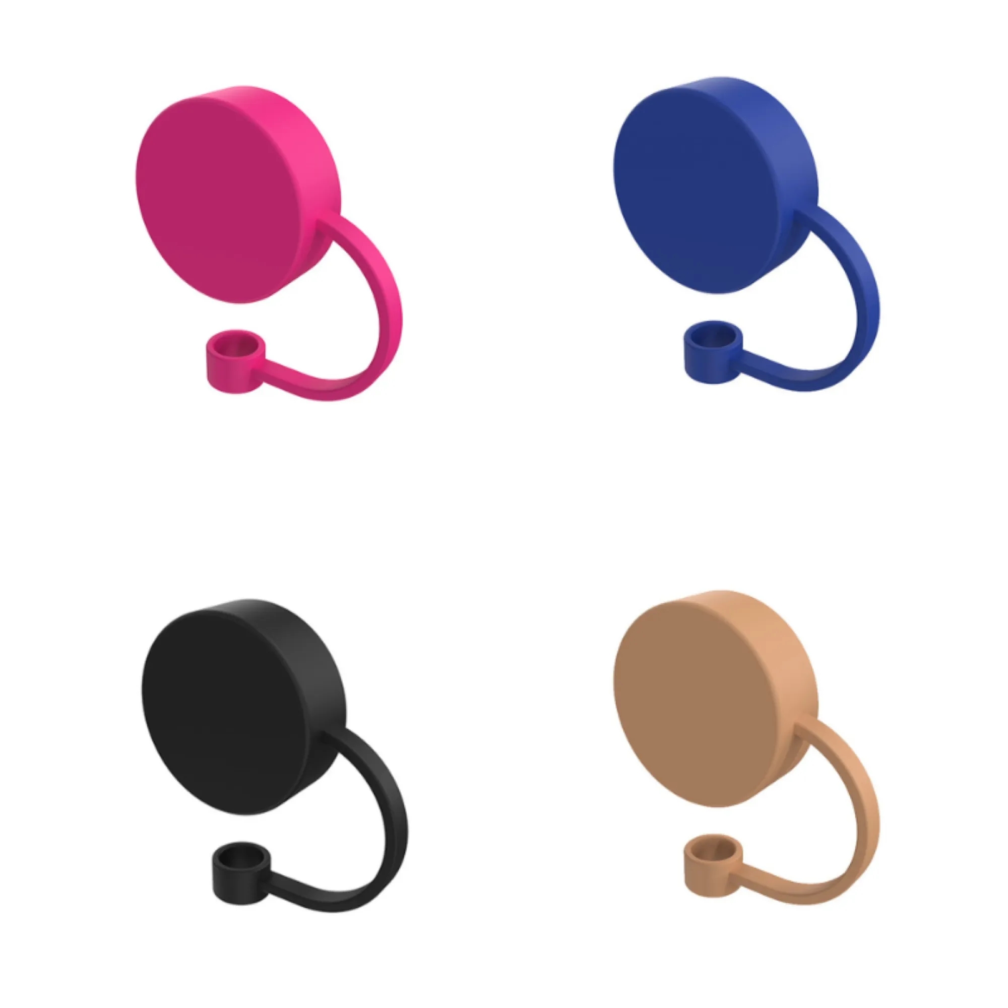 Silicone Waterproof Dustproof Straw Cap 3