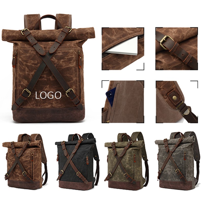 Vintage Leather Backpack