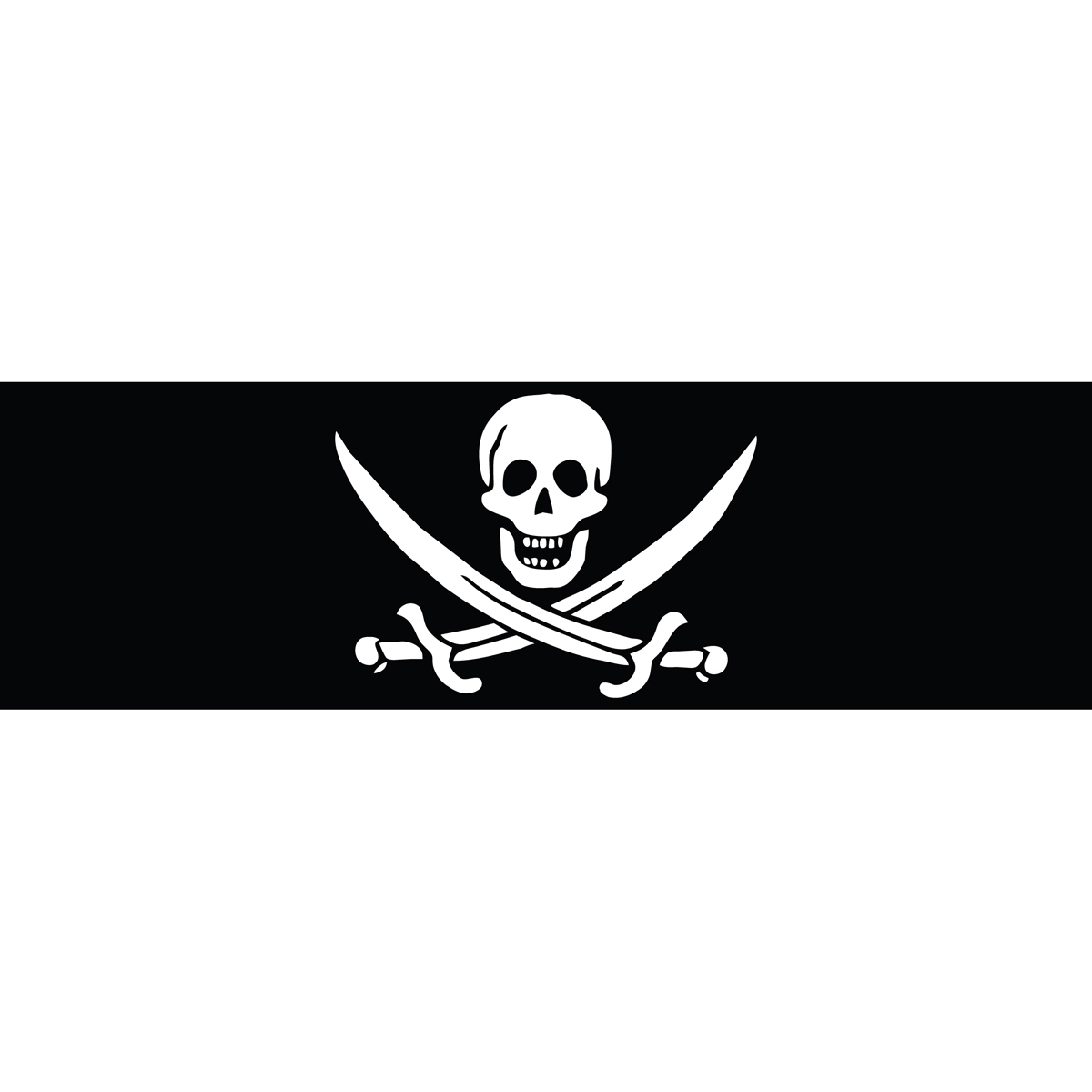 Calico Jack Rackham Window Decals 3" x 10" 2