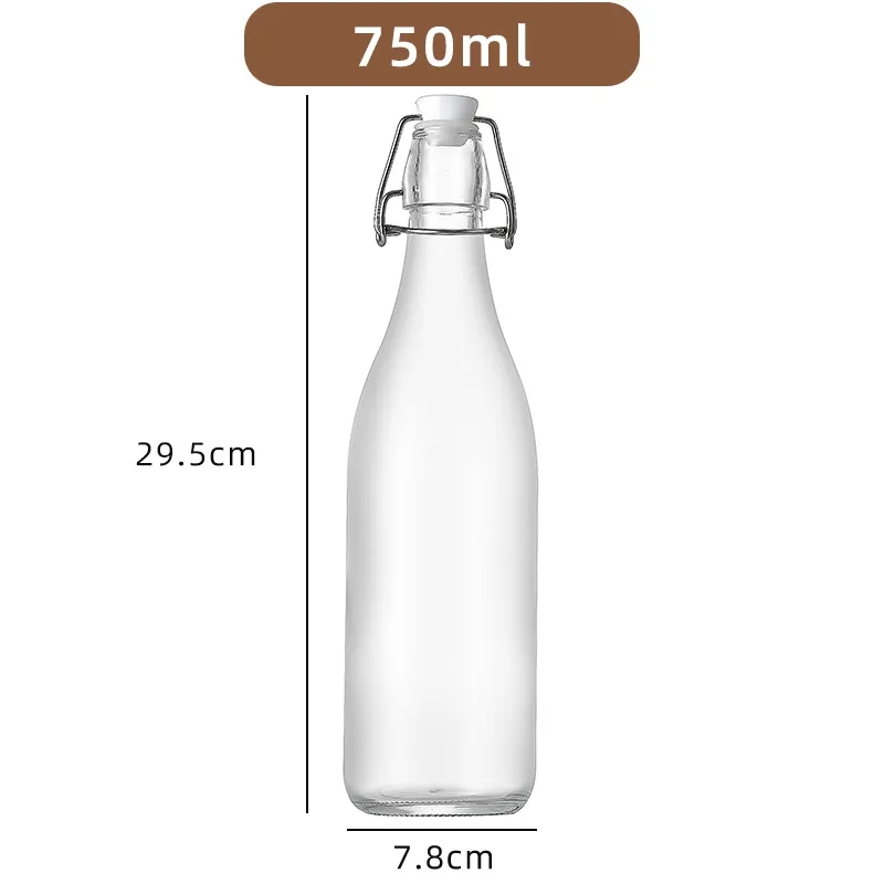 Buckle Glass Beverage Bottle 13
