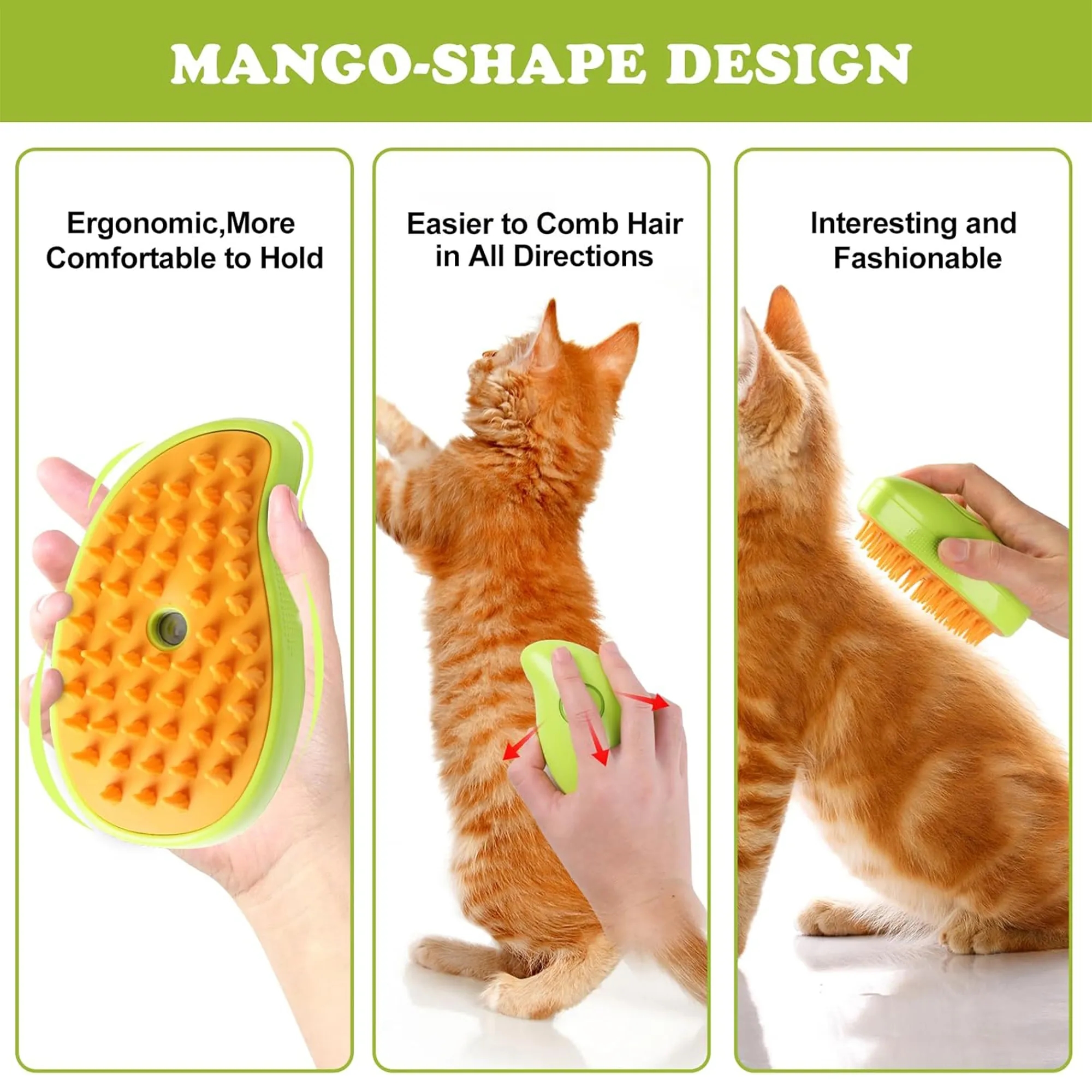 Electric Spray Pet Hair Removal Brush 9