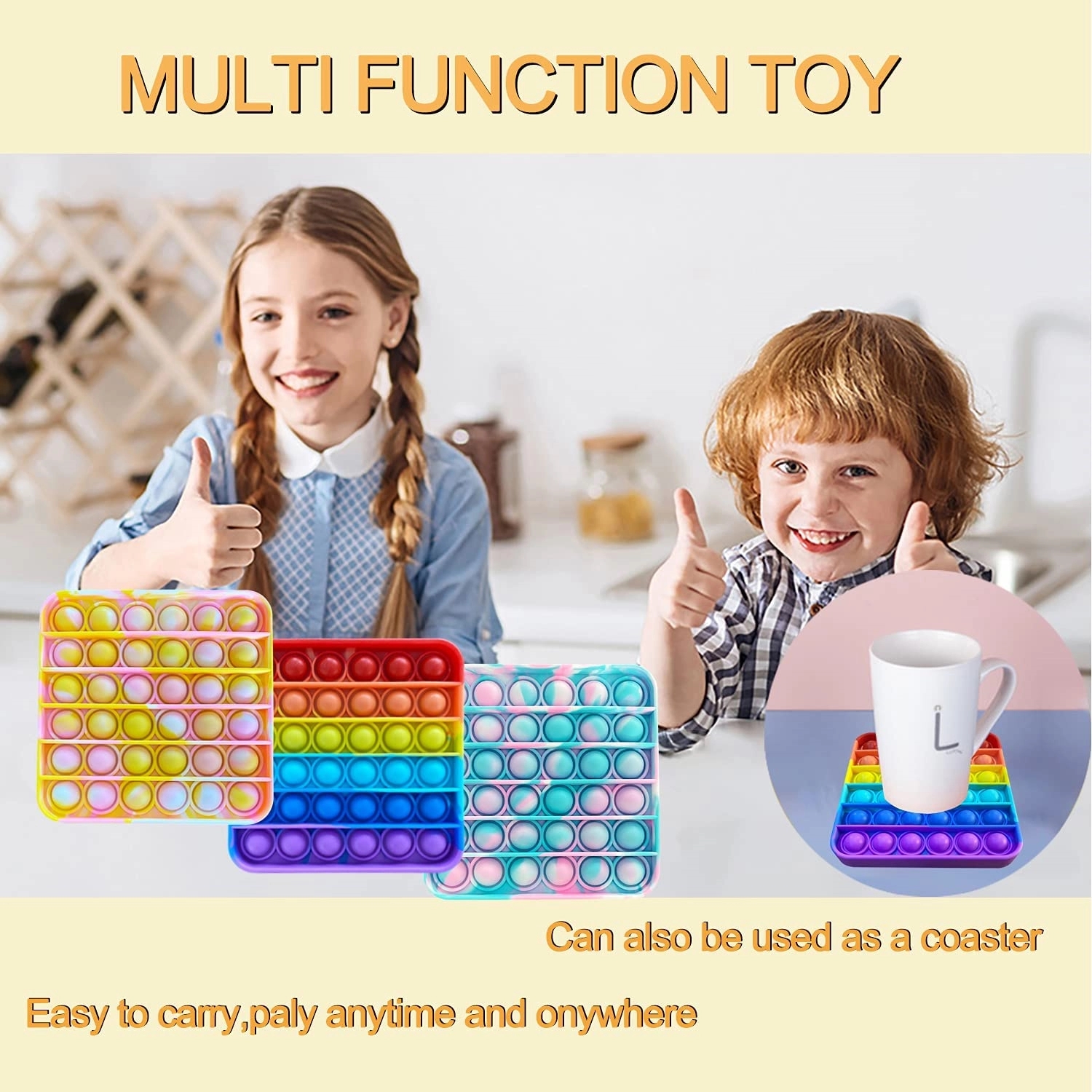 Square Bubble Sensory Fidget Toy 6
