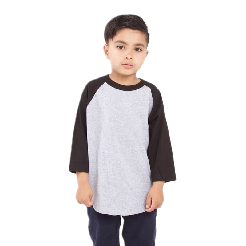Shaka Wear Youth Three-Quarter Sleeve Raglan 12