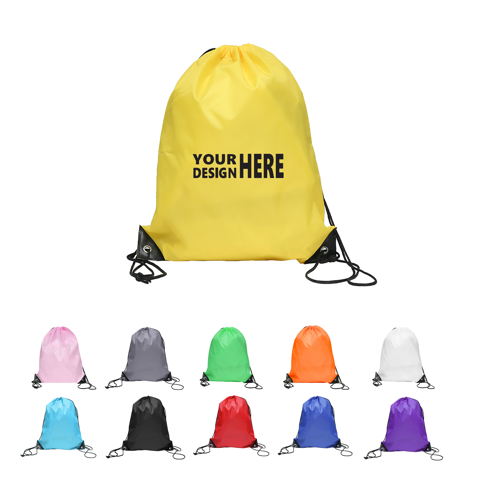 Portable Drawstring Polyester Bag 2