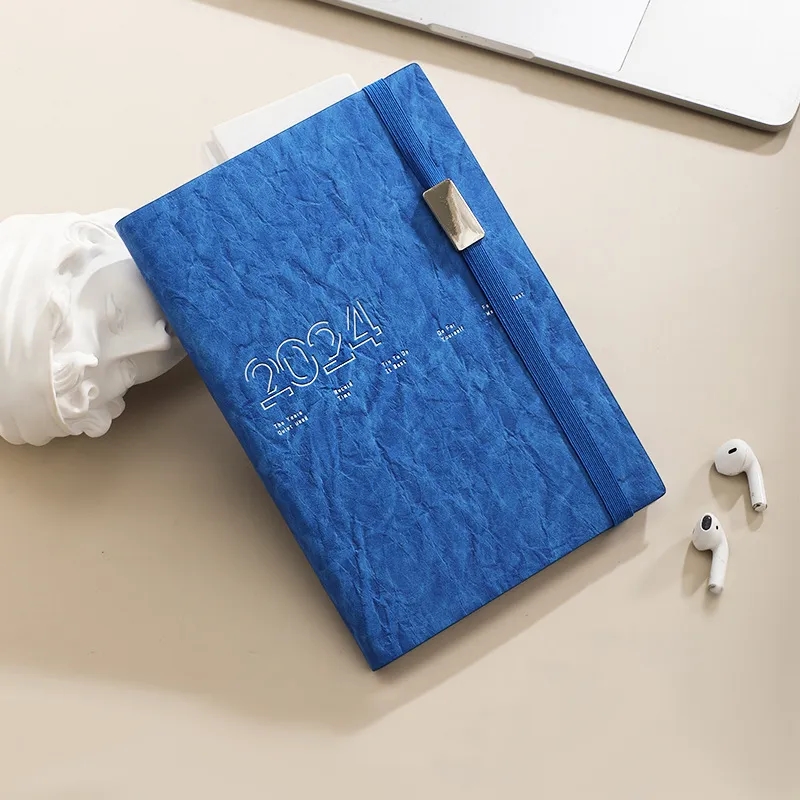 A5 Size PU Cover 2025 Daily Planner Notebook 4