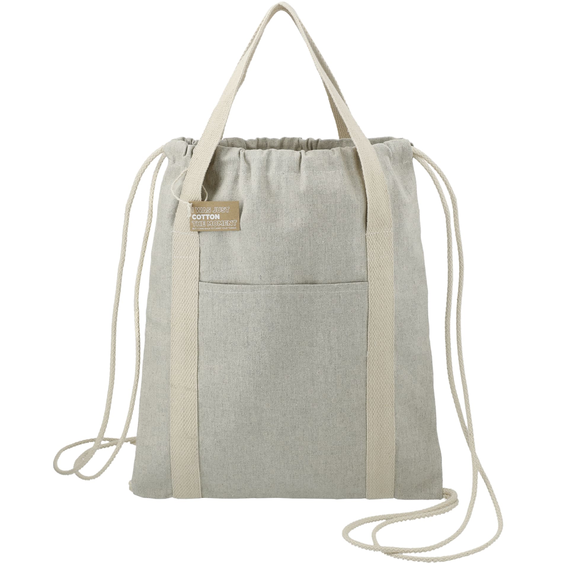 Repose 5oz. Recycled Cotton Drawstring Bag 9