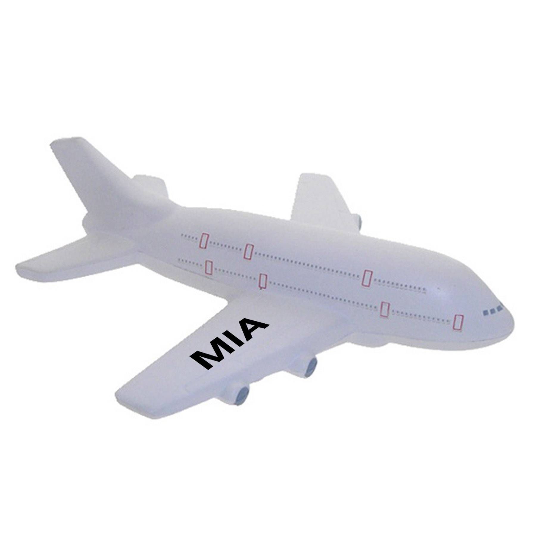 PU double-deck airplane shape foam decompression toy