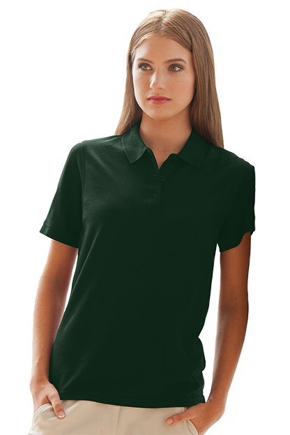 Women's Soft-Blend Double-Tuck Pique Polo 36