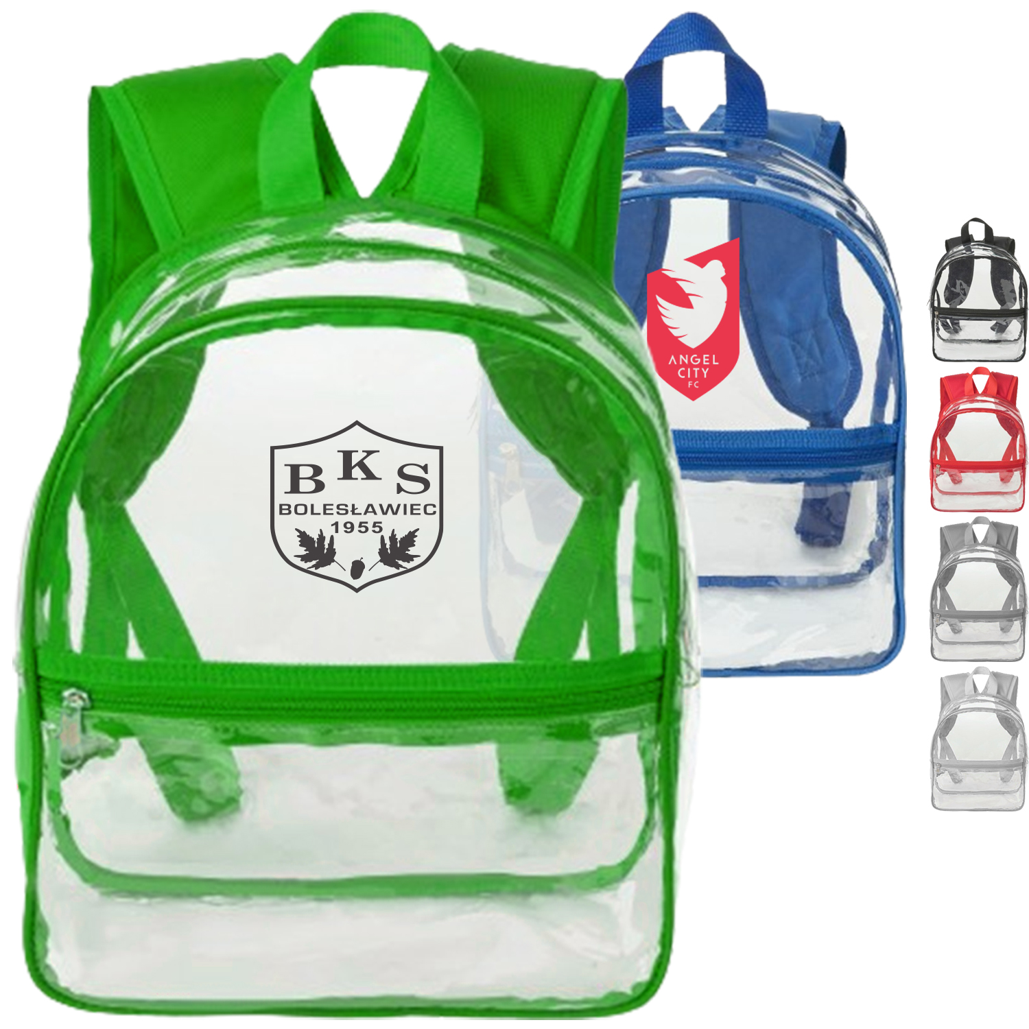 Stadium Approved Heavy Duty Cold-Resistant Clear Bag Transparent PVC Backpack 6