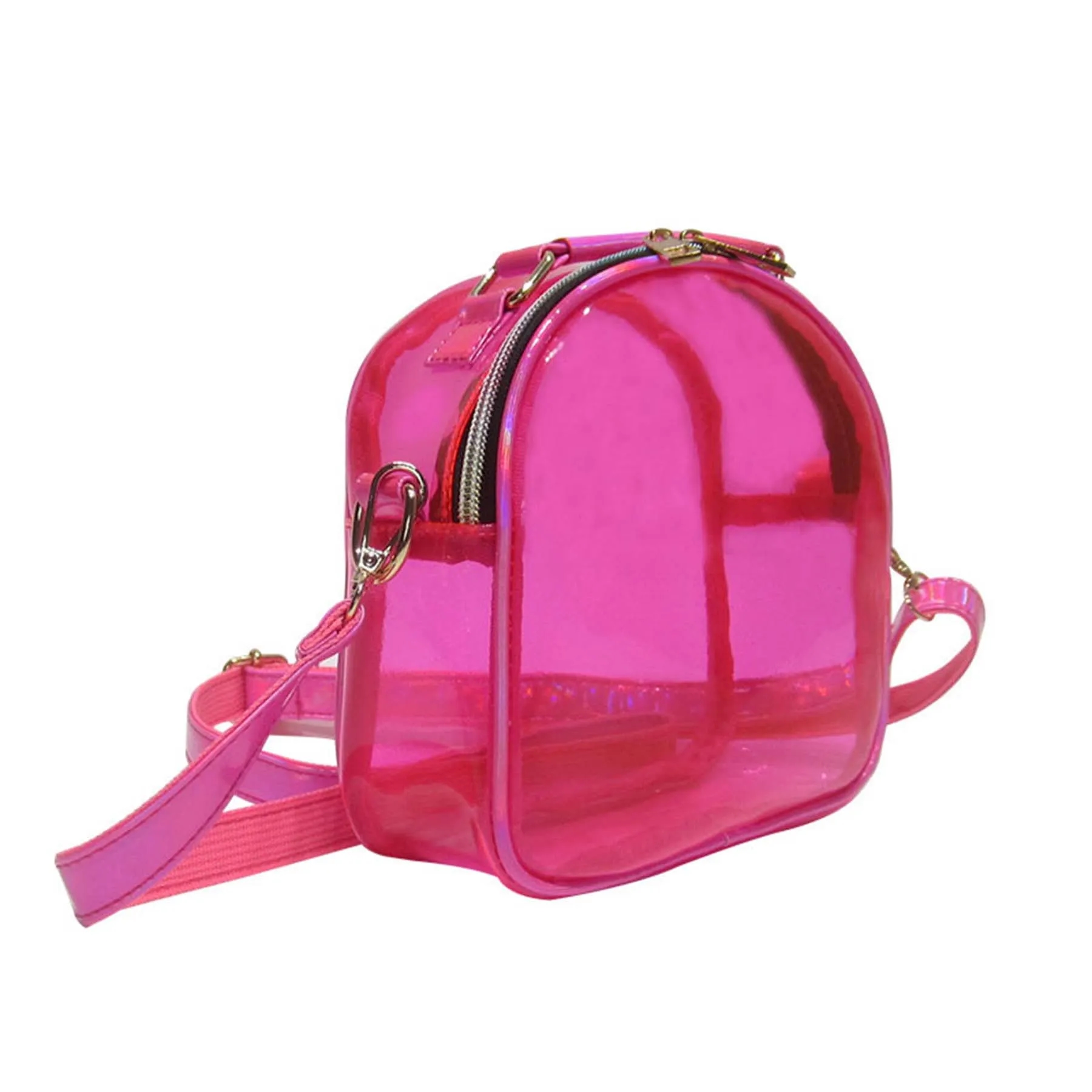 MOQ20 Laser Jelly Clear Sling Bag 2
