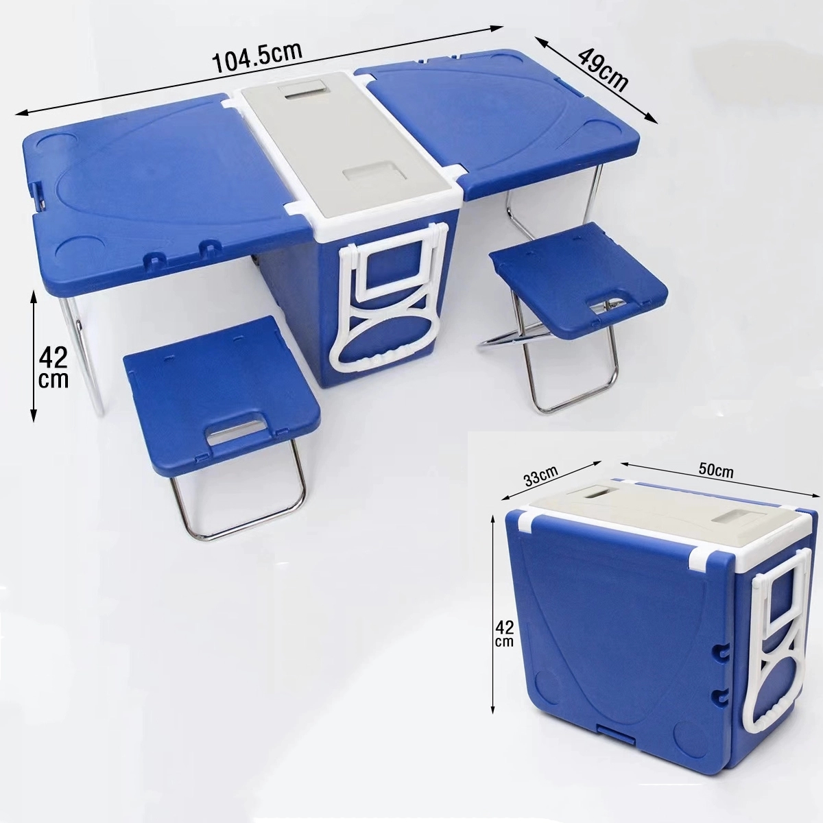 Multi Function Outdoor Picnic Camping Roller Cooler 3