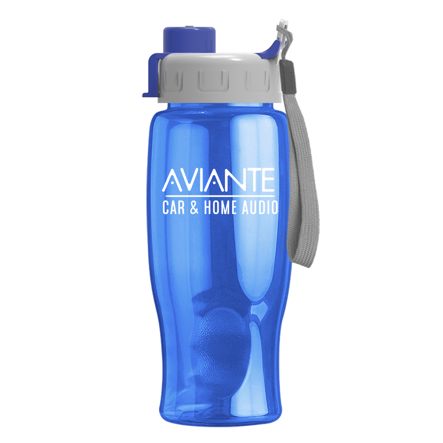 Poly-pure - 27 oz. Transparent Bottle with Quick Snap 18