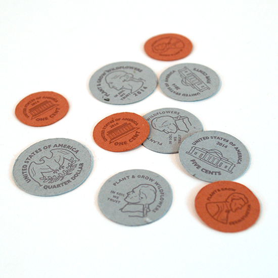 American Seed Paper Coin Packs 6