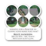 Re-Stick-It Decal (3"x3") Square W/3 Bumps