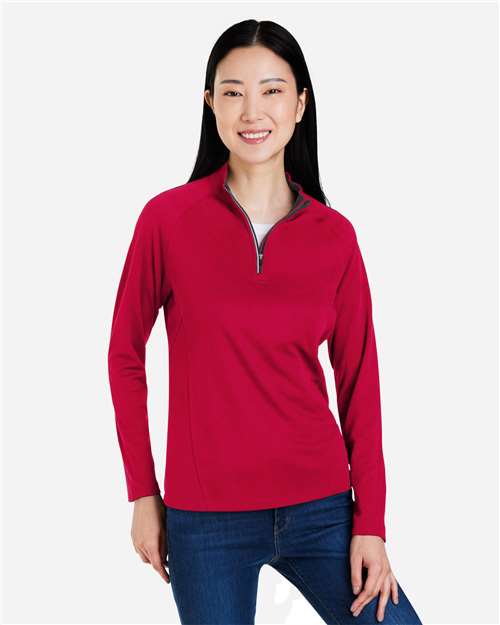 Women's Origin Performance Pique Quarter-Zip Pullover - CE418W 34