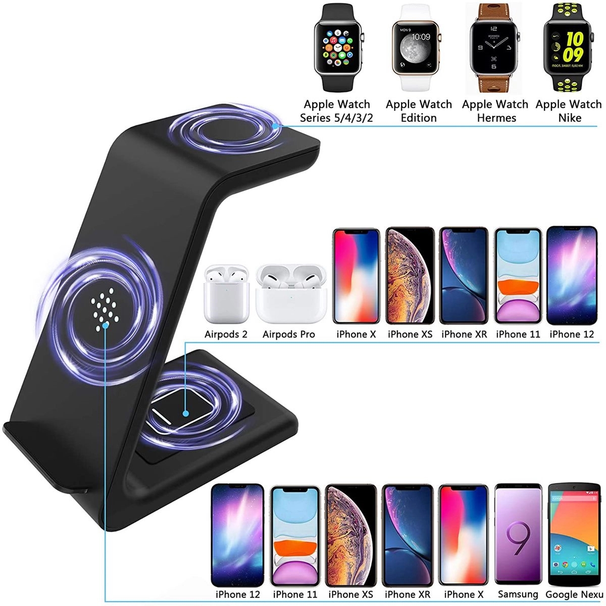 3 in 1 Wireless Charger Dock Station 8
