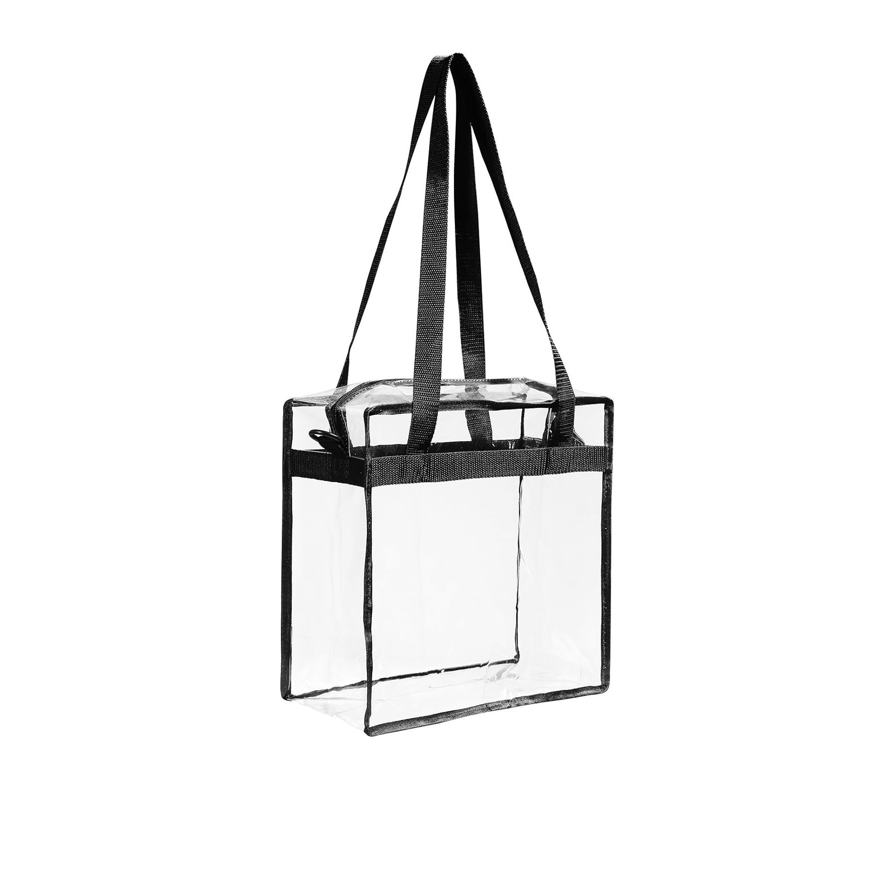 Clear Shoulder Bag with Zipper Closure 6