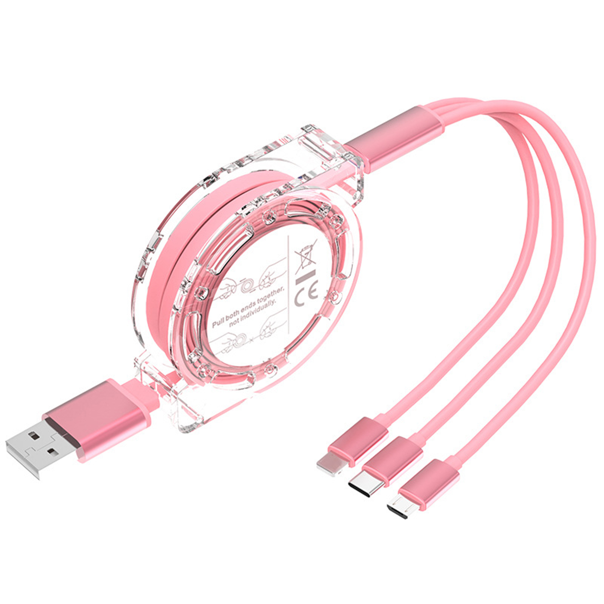 Multi-Function Retractable Data Cable 4