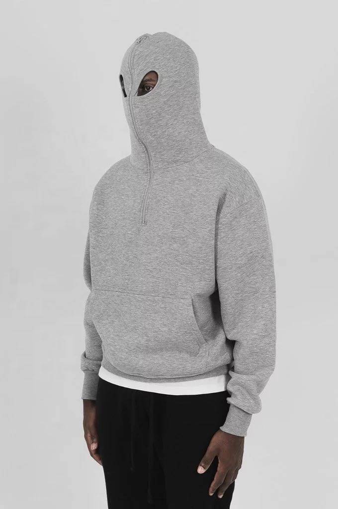 Full Zip Hoodie With Eye Holes, custom hoodie or sweatshirt with logo imprint 7