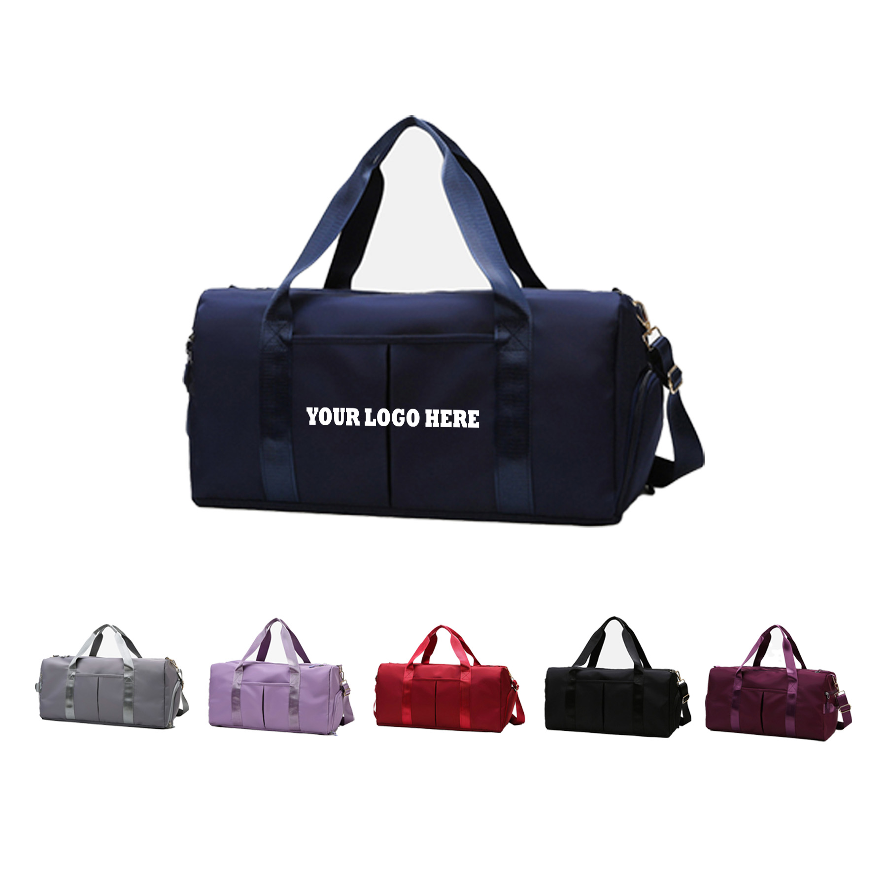 Nylon Travel Tote Bag With Strap 2