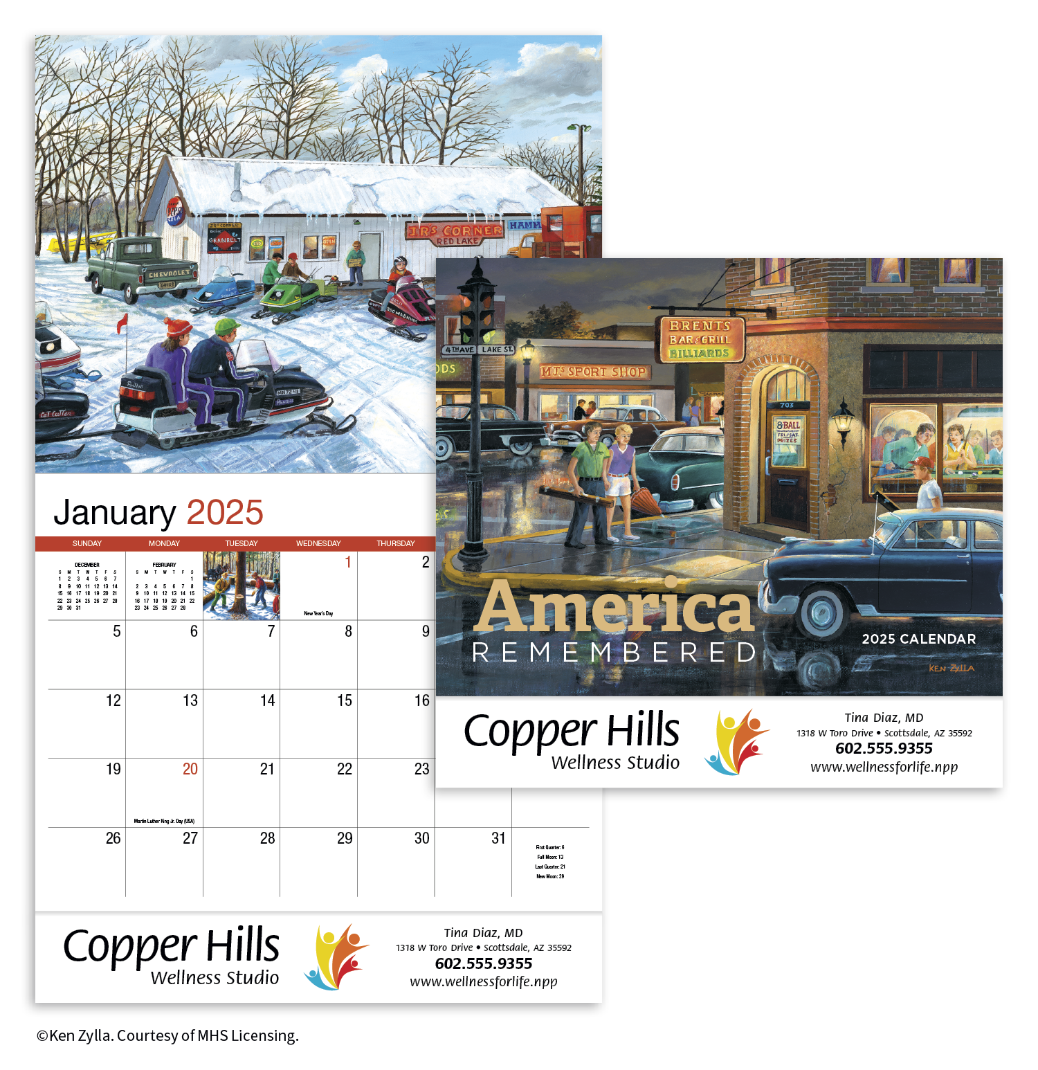 HotLine® Products America Remembered Appointment Calendar - Stapled 10