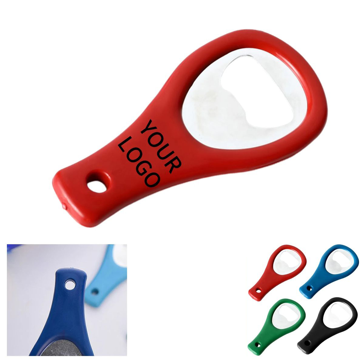 Compact Bottle Opener with Metal Insert 5