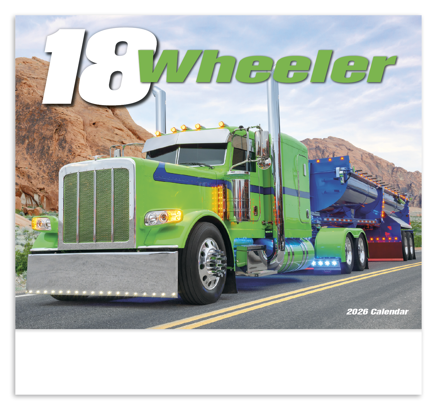 HotLine® Products 18-Wheeler Wall Appointment Calendar - Stapled