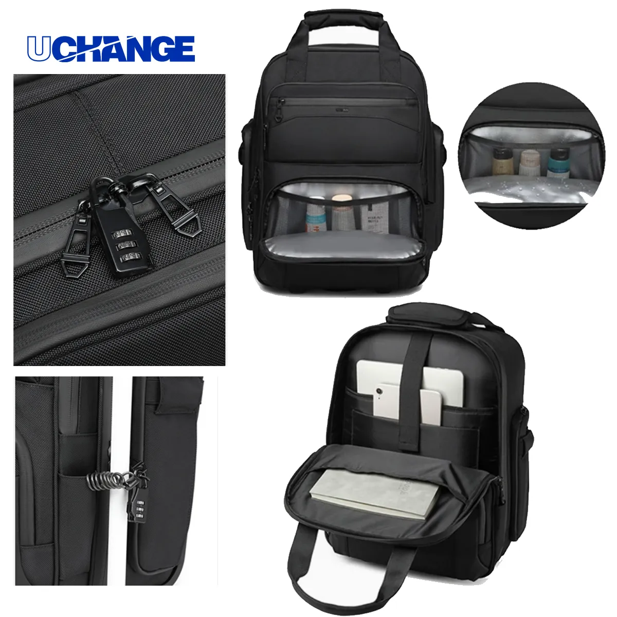 Wheeled Carry On Travel Bag With Telescoping Handle 3