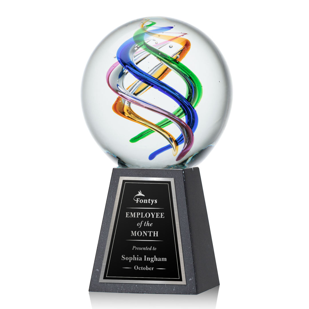 Galileo Award on Tall Marble Base 9