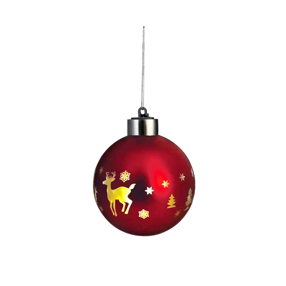 Blown Glass Holiday Decorative Baubles 2