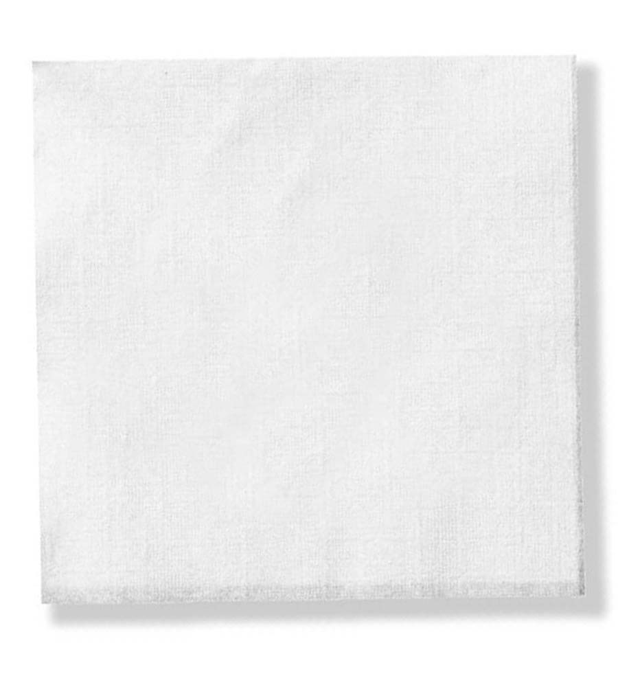 Foil Stamped 1-Ply White Beverage Napkin, Linen Embossed, FSC Certified 2