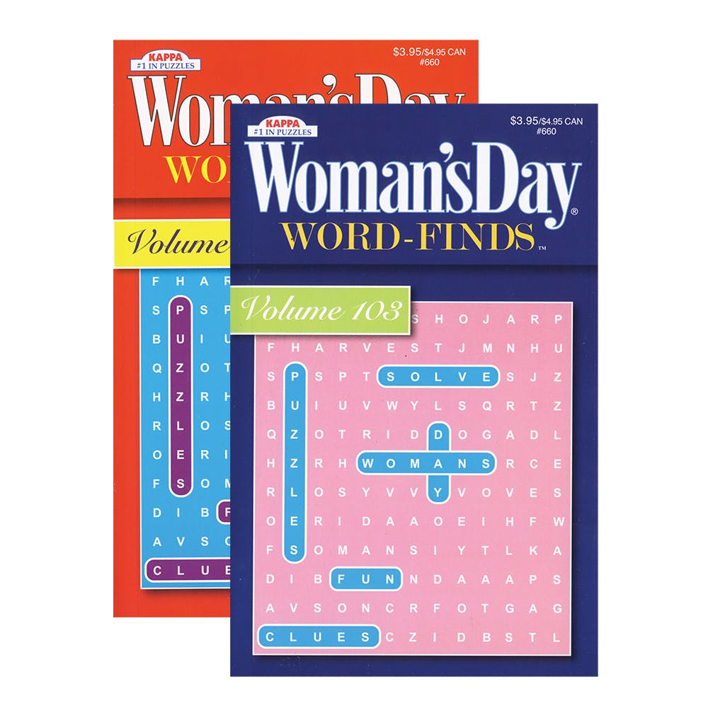 Woman's Day Word Finds Puzzle Books - Two Titles 1