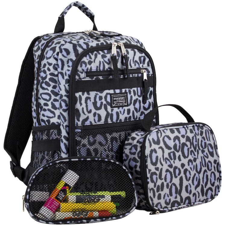 Backpack Lunch Bag Pencil Case Sets - Cheetah 2