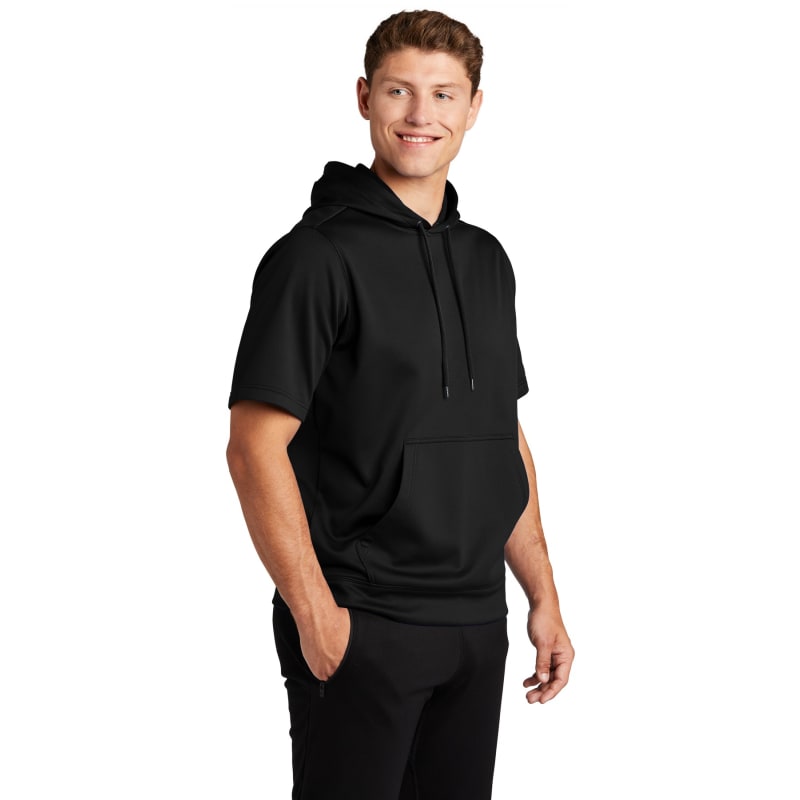 Sport-Tek Sport-Wick Fleece Short Sleeve Hooded Pullover., custom hoodie or sweatshirt with logo imprint 17