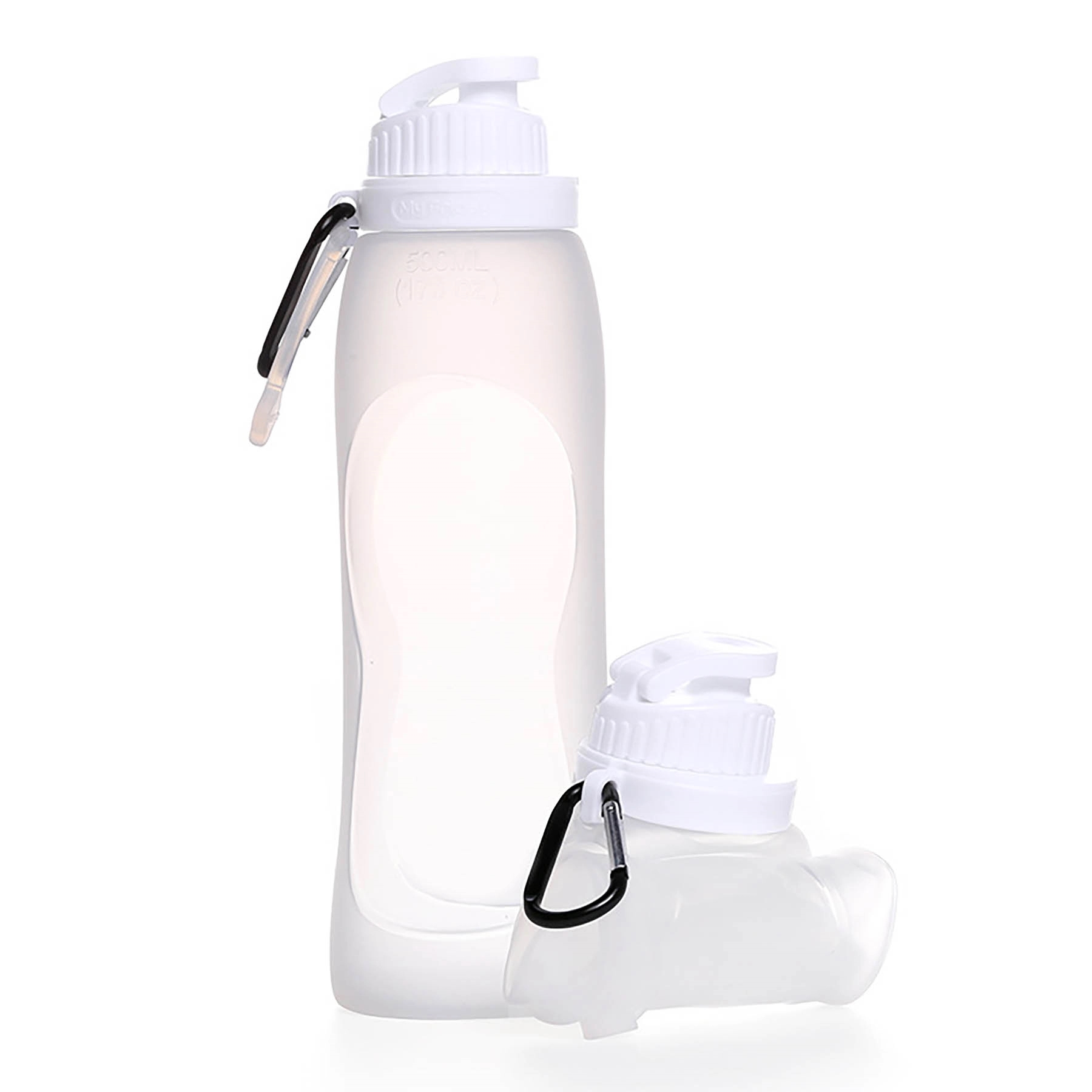 17 Oz Collapsible Water Bottle With Clip For Backpack 7